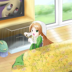 Rating: Safe Score: 0 Tags: 1girl brown_hair dress floral_print green_dress green_eyes hat heterochromia image long_hair open_mouth pokemon_(creature) solo suiseiseki tears User: admin