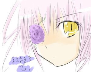 Rating: Safe Score: 0 Tags: 1girl auto_tagged blue_rose blush close-up face flower image kirakishou looking_at_viewer pink_hair pink_rose purple_flower purple_rose rose solo white_background yellow_eyes User: admin
