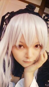 Rating: Safe Score: 0 Tags: 1girl bangs closed_mouth hairband looking_at_viewer portrait red_eyes smile solo suigintou white_hair User: admin