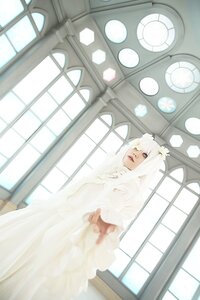 Rating: Safe Score: 0 Tags: 1girl blurry depth_of_field dress flower hair_flower hair_ornament indoors kirakishou sitting solo white_dress white_hair white_theme window User: admin