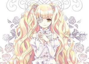 Rating: Safe Score: 0 Tags: 1girl bangs bare_shoulders blonde_hair dress eyepatch floral_background flower frills hair_flower hair_ornament image kirakishou long_hair pink_rose rose smile solo thorns very_long_hair vines wavy_hair white_dress white_flower white_rose yellow_eyes User: admin