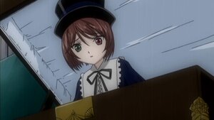 Rating: Safe Score: 0 Tags: 1girl :o box brown_hair dress green_eyes hat heterochromia image long_sleeves looking_at_viewer red_eyes ribbon short_hair solo souseiseki suiseiseki top_hat User: admin