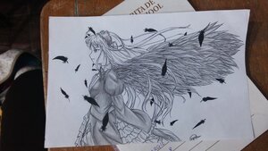 Rating: Safe Score: 0 Tags: 1girl bird bow bug butterfly dress feathers fujiwara_no_mokou greyscale image insect kamishirasawa_keine long_hair long_sleeves monochrome photo solo suigintou traditional_media very_long_hair User: admin