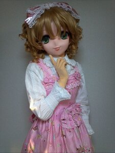 Rating: Safe Score: 0 Tags: 1girl bangs blonde_hair bow cowboy_shot dress drill_hair finger_to_mouth frills green_eyes grey_background hina_ichigo hinaichigo index_finger_raised long_sleeves looking_at_viewer pink_dress short_hair simple_background smile solo standing traditional_media User: admin