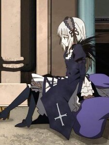 Rating: Safe Score: 0 Tags: 1girl black_dress boots dress frills hairband high_heel_boots high_heels image juliet_sleeves long_hair long_sleeves profile puffy_sleeves ribbon rose sitting solo suigintou wings User: admin