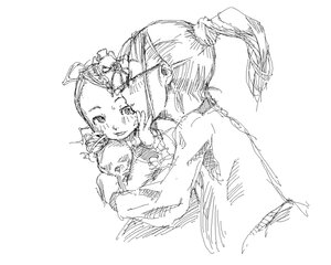 Rating: Safe Score: 0 Tags: 1girl auto_tagged greyscale hair_ornament image jewelry kanaria monochrome simple_background sketch solo upper_body white_background User: admin