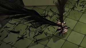 Rating: Safe Score: 0 Tags: 1girl black_hair black_wings checkered image long_hair solo suigintou twintails very_long_hair wings User: admin