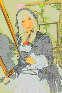 Rating: Safe Score: 0 Tags: 1girl black_dress closed_mouth dress flower long_hair long_sleeves looking_at_viewer photo red_flower solo suigintou traditional_media watercolor_(medium) wings User: admin