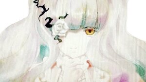 Rating: Safe Score: 0 Tags: 1girl bangs closed_mouth flower image kirakishou solo white_hair yellow_eyes zoom_layer User: admin