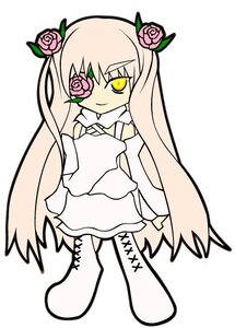 Rating: Safe Score: 0 Tags: 1girl blonde_hair boots cross-laced_footwear dress eyepatch flower full_body hair_flower hair_ornament knee_boots lace-up_boots long_hair pink_flower pink_rose red_flower red_rose rose simple_background smile solo thorns twintails very_long_hair white_background yellow_eyes User: admin