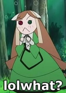 Rating: Safe Score: 0 Tags: 1girl auto_tagged blonde_hair dress green_eyes heterochromia image long_hair parody red_eyes solo suiseiseki swept_bangs User: admin