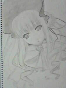 Rating: Safe Score: 0 Tags: 1girl face frown greyscale image long_hair looking_at_viewer monochrome shinku solo traditional_media User: admin