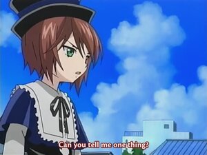 Rating: Safe Score: 0 Tags: 1girl blue_dress blue_sky brown_hair cloud day dress frills green_eyes hat image outdoors short_hair sky solo souseiseki User: admin