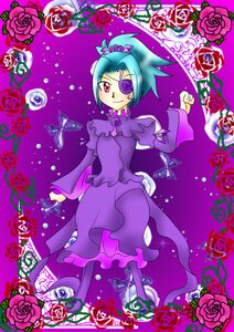 Rating: Safe Score: 0 Tags: 1girl barasuishou black_rose blue_rose bug butterfly dress flower green_flower image insect orange_flower pink_flower pink_rose plant ponytail purple_flower purple_rose red_eyes red_flower red_rose rose rose_petals smile solo thorns vines white_rose yellow_rose User: admin