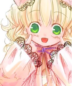 Rating: Safe Score: 0 Tags: 1girl :d animal_ears artist_request blonde_hair blush cat_ears flower green_eyes hina_ichigo hinaichigo image open_mouth photoshop_(medium) rozen_maiden sketch smile solo User: admin