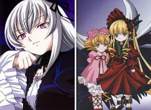 Rating: Safe Score: 0 Tags: 3girls blonde_hair bloomers blue_eyes bonnet bow dress flower frills green_eyes hina_ichigo image long_hair long_sleeves looking_at_viewer multiple multiple_girls pink_bow red_dress shinku silver_hair suigintou tagme very_long_hair wings User: admin