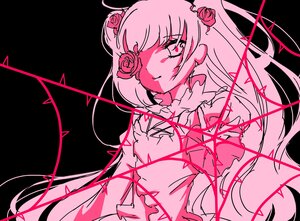 Rating: Safe Score: 0 Tags: 1girl flower frills hair_ornament image kirakishou long_hair pink_theme red_flower red_rose rose smile solo thorns upper_body vines User: admin