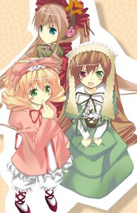 Rating: Safe Score: 0 Tags: 3girls blonde_hair bow brown_hair dress green_eyes head_scarf heterochromia image long_hair long_sleeves looking_at_viewer multiple multiple_girls open_mouth pink_bow red_eyes standing suiseiseki tagme twintails very_long_hair User: admin
