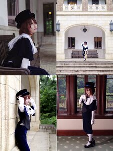 Rating: Safe Score: 0 Tags: 1girl black_headwear brown_hair hat shoes short_hair skirt solo souseiseki standing white_legwear User: admin