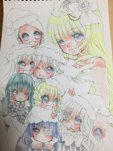 Rating: Safe Score: 0 Tags: 6+girls black_eyes blonde_hair blush dress everyone flower grey_eyes hair_ornament hat image long_sleeves marker_(medium) multiple multiple_girls open_mouth rose shinku smile suigintou tagme traditional_media white_rose User: admin