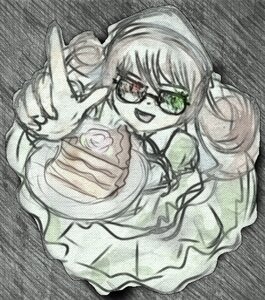 Rating: Safe Score: 0 Tags: 1girl glasses image komeiji_koishi long_hair long_sleeves looking_at_viewer monochrome open_mouth smile solo spot_color suiseiseki third_eye User: admin