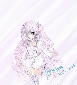 Rating: Safe Score: 0 Tags: 1girl dress eyepatch frills hair_ornament image kirakishou long_hair pink_hair smile solo striped thighhighs two_side_up very_long_hair white_dress yellow_eyes zettai_ryouiki User: admin