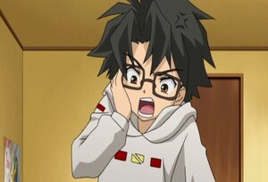 Rating: Safe Score: 0 Tags: 1boy anger_vein angry black-framed_eyewear black_hair brown_eyes glasses hood hoodie human long_sleeves looking_at_viewer open_mouth sakurada_jun screenshot solo upper_body white_hoodie User: admin