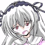 Rating: Safe Score: 0 Tags: 1girl bangs blush eyebrows_visible_through_hair grey_hair hair_between_eyes image long_hair open_mouth pixel_art red_eyes simple_background solo suigintou virtual_youtuber white_background User: admin