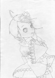 Rating: Safe Score: 0 Tags: 1girl ahoge dress frills greyscale image kanaria long_sleeves looking_at_viewer monochrome ribbon short_hair solo tongue tongue_out User: admin