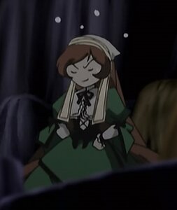 Rating: Safe Score: 0 Tags: 1girl apron brown_hair closed_eyes hat image long_hair long_sleeves sitting solo suiseiseki white_apron User: admin