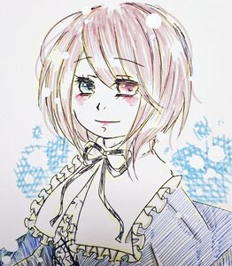 Rating: Safe Score: 0 Tags: 1girl blush image japanese_clothes kimono looking_at_viewer monochrome saigyouji_yuyuko short_hair smile solo souseiseki upper_body User: admin