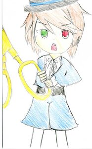 Rating: Safe Score: 0 Tags: 1girl auto_tagged blue_dress capelet dress green_eyes hat heterochromia image long_sleeves looking_at_viewer open_mouth red_eyes ribbon short_hair simple_background solo souseiseki white_background User: admin