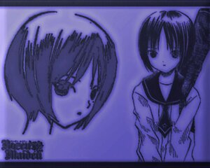 Rating: Safe Score: 0 Tags: 2girls :o bangs blue_theme border human image kashiwaba_tomoe long_sleeves looking_at_viewer monochrome multiple_girls purple_theme school_uniform serafuku solo User: admin