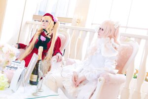 Rating: Safe Score: 0 Tags: blonde_hair blue_eyes curtains dress flower long_hair mirror multiple_cosplay sitting tagme window User: admin