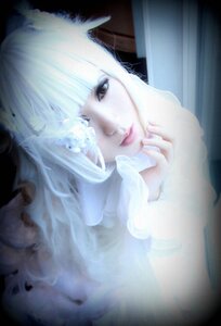 Rating: Safe Score: 0 Tags: 1girl animal_ears bangs closed_mouth eyelashes fingernails grey_eyes kirakishou lips looking_at_viewer solo white_hair User: admin