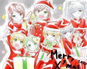 Rating: Safe Score: 0 Tags: 6+girls antlers blonde_hair blue_eyes box brown_hair cake christmas christmas_tree gift green_eyes hair_ornament hat heterochromia image long_hair multiple multiple_girls red_eyes sack santa_costume santa_hat smile souseiseki suiseiseki tagme twintails yellow_eyes User: admin
