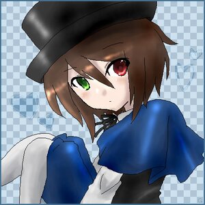 Rating: Safe Score: 0 Tags: 1girl argyle argyle_background argyle_legwear black_headwear black_rock_shooter_(character) blue_background blue_dress board_game brown_hair capelet card checkerboard_cookie checkered checkered_background checkered_floor checkered_kimono checkered_scarf checkered_shirt checkered_skirt chess_piece diamond_(shape) flag green_eyes hat heterochromia honeycomb_background image knight_(chess) looking_at_viewer on_floor perspective pixel_art plaid_background red_eyes short_hair solo souseiseki stitches tile_floor tile_wall tiles top_hat vanishing_point User: admin