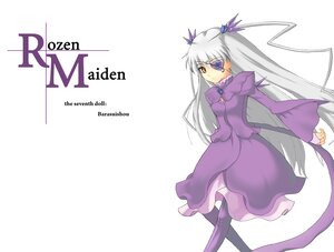 Rating: Safe Score: 0 Tags: 1girl barasuishou character_name closed_mouth dress eyepatch hair_ornament image long_hair long_sleeves looking_at_viewer purple_dress silver_hair solo standing striped two_side_up vertical_stripes very_long_hair white_background yellow_eyes User: admin