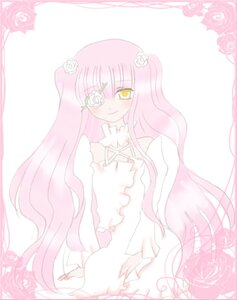 Rating: Safe Score: 0 Tags: 1girl blush dress eyepatch flower hair_flower hair_ornament image kirakishou long_hair looking_at_viewer pink_hair pink_rose rose smile solo striped two_side_up ultimate_madoka vertical_stripes very_long_hair white_flower white_rose yellow_eyes User: admin