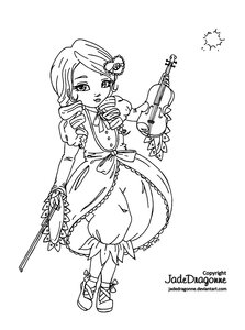 Rating: Safe Score: 0 Tags: 1girl bloomers bow dress drill_hair full_body greyscale image instrument kanaria long_sleeves monochrome puffy_sleeves solo standing striped underwear violin white_background User: admin