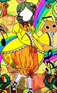 Rating: Safe Score: 0 Tags: 1girl beamed_eighth_notes bow dress eighth_note flower frills green_hair hair_ornament heart image kanaria music musical_note quarter_note ribbon singing solo User: admin