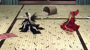 Rating: Safe Score: 0 Tags: 2boys battle bird black_hair crow dove duel feathers image multiple_boys pair seagull shinku suigintou sword weapon User: admin