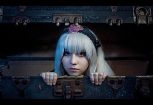 Rating: Safe Score: 0 Tags: 1girl hairband letterboxed lips long_hair parody red_eyes solo stuffed_animal suigintou User: admin