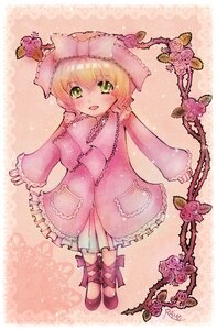 Rating: Safe Score: 0 Tags: 1girl blonde_hair blush dress flower frills green_eyes hina_ichigo hinaichigo image long_sleeves open_mouth pink_dress pink_flower pink_rose rose short_hair sleeves_past_wrists smile solo User: admin