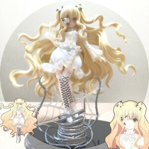 Rating: Safe Score: 0 Tags: 1girl blonde_hair boots bow cross-laced_footwear doll dress eyepatch flower hair_ornament kirakishou long_hair one_eye_closed see-through solo twintails very_long_hair wavy_hair white_dress User: admin