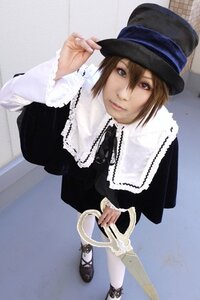 Rating: Safe Score: 0 Tags: 1girl 3d brown_hair dress hat lace lips long_sleeves looking_at_viewer photo shoes solo souseiseki top_hat User: admin
