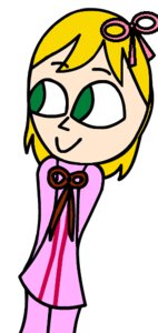 Rating: Safe Score: 0 Tags: 1girl bangs blonde_hair green_eyes hair_ornament hinaichigo image looking_at_viewer short_hair simple_background solo standing striped white_background User: admin