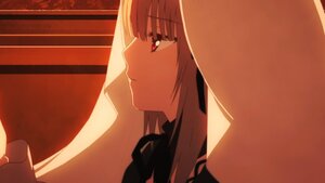 Rating: Safe Score: 0 Tags: bangs black_ribbon close-up closed_mouth dress eyebrows_visible_through_hair grey_hair hair_ribbon image long_hair profile red_eyes ribbon smile solo suigintou User: admin