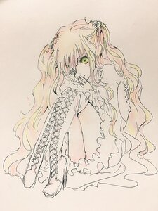 Rating: Safe Score: 0 Tags: 1girl bangs boots closed_mouth cross-laced_footwear dress frills full_body green_eyes hair_ornament image kirakishou knees_to_chest knees_up long_hair long_sleeves looking_at_viewer sitting solo two_side_up very_long_hair wavy_hair User: admin