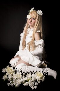 Rating: Safe Score: 0 Tags: 1girl black_background blonde_hair boots bouquet dress eyepatch flower full_body hair_flower hair_ornament kirakishou lily_(flower) lips long_hair rose sitting solo thighhighs very_long_hair white_dress white_flower white_footwear white_rose yellow_flower yellow_rose User: admin